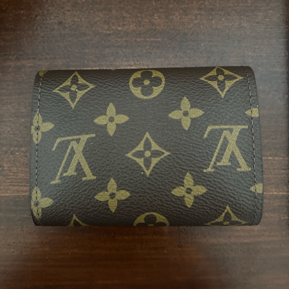 Monogram Wallet - Brown and Gold - Picture 2 of 4